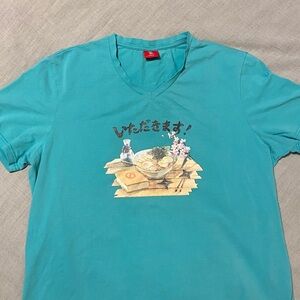 🎈$5 add. Mens Asain Graphic tee. Medium